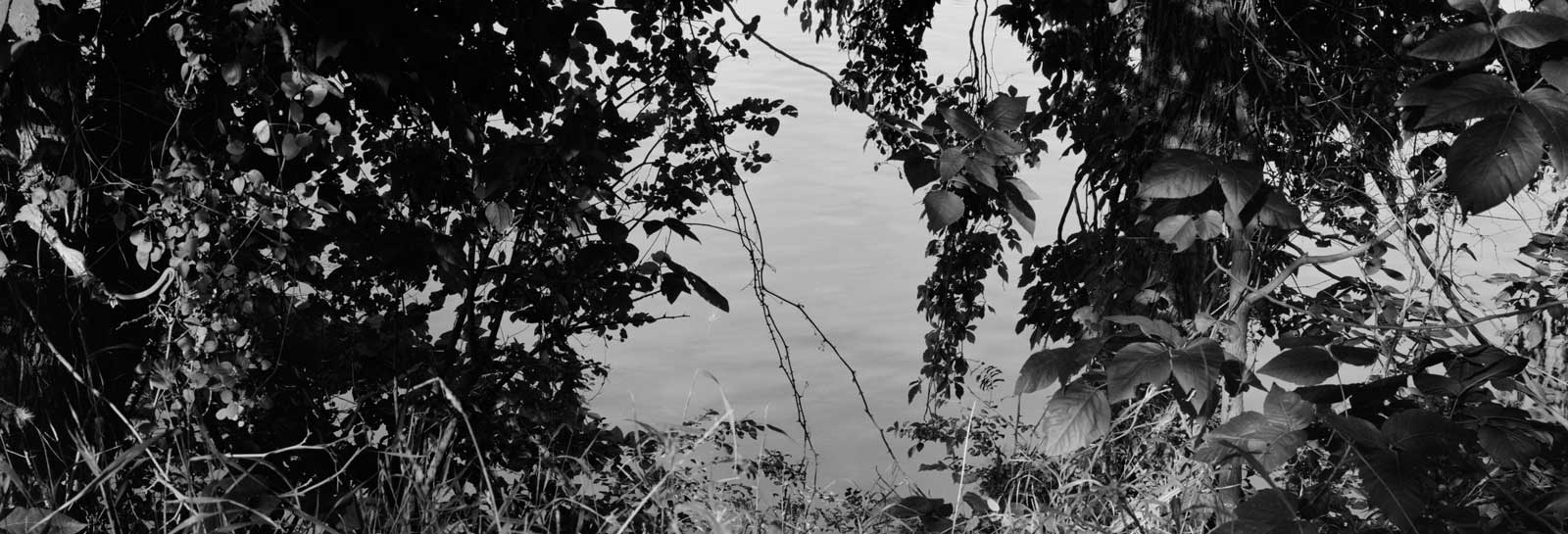 Including over forty black-and-white photographs and two film installations, the exhibition elucidates the deeply profound historical memory still embedded in geography at historically significant sites in Virginia, Louisiana and Ohio.